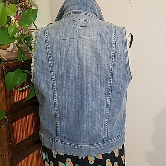 Current Elliott Sleeveless Snap Jacket Sz. S - Picture 4 of 8